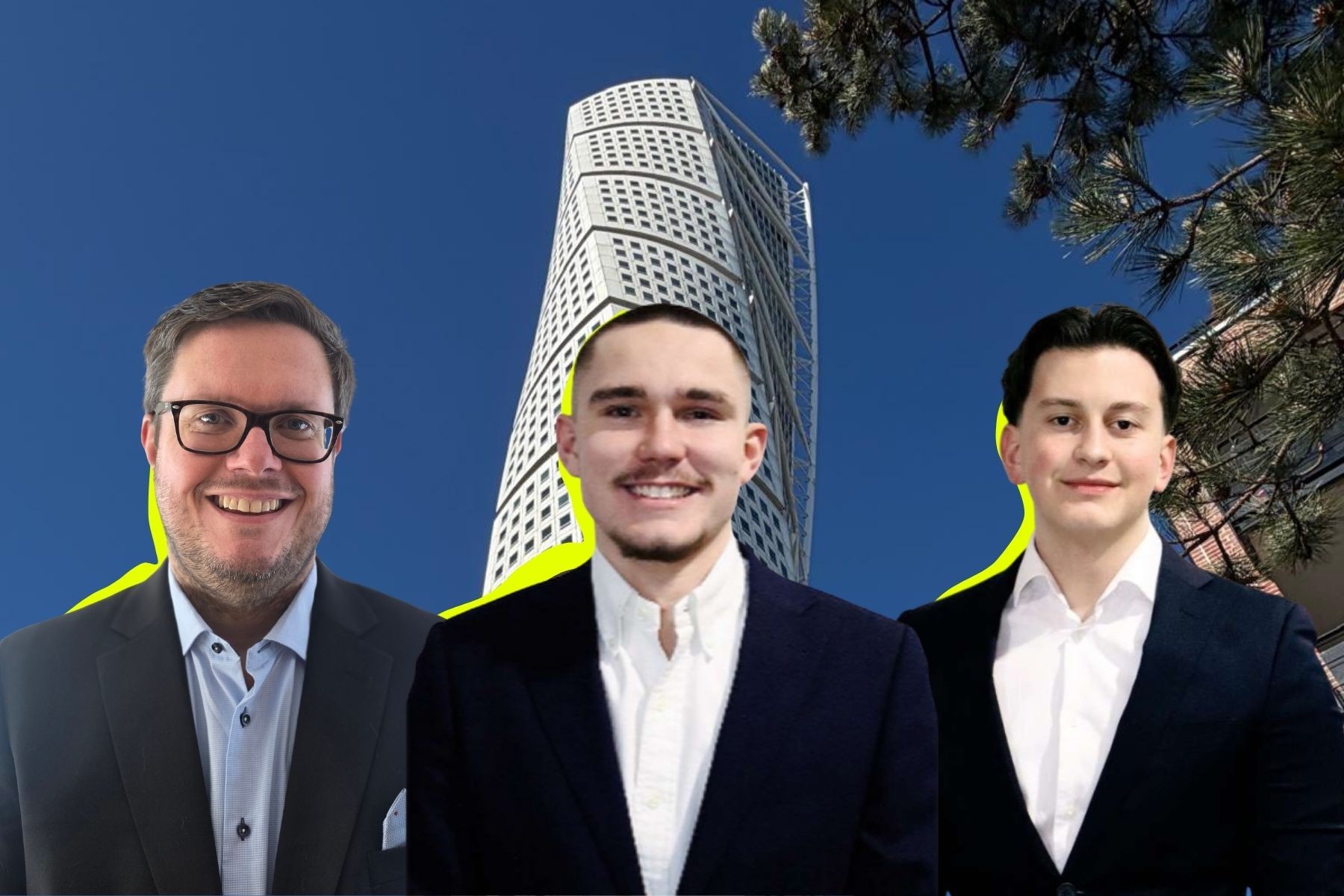 John, Ervin and Simon in Malmö